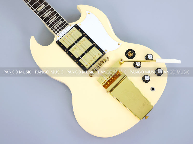 PANGO Music SG Style Classic Cream Electric Guitar (PHY-528)