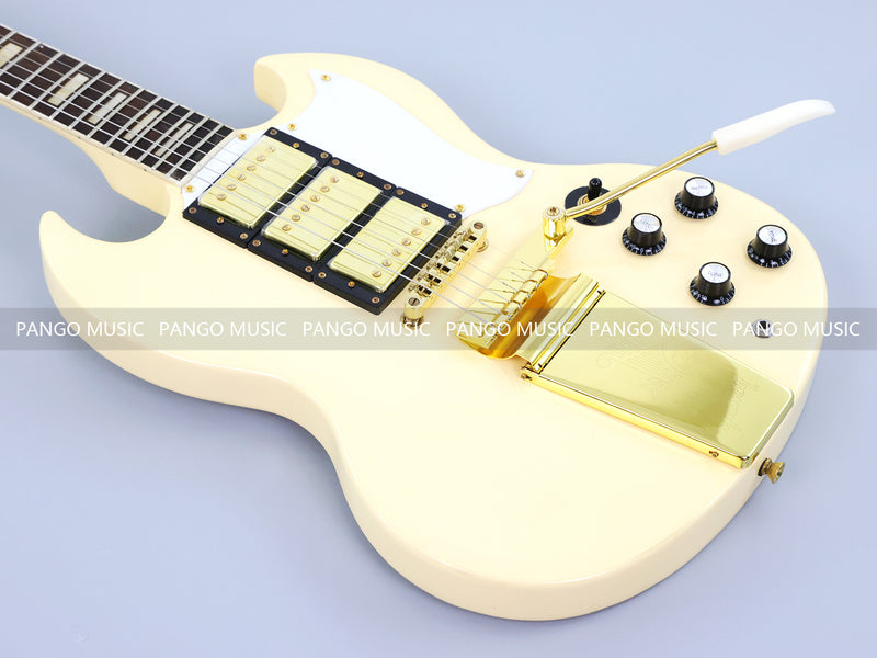 PANGO Music SG Style Classic Cream Electric Guitar (PHY-528)