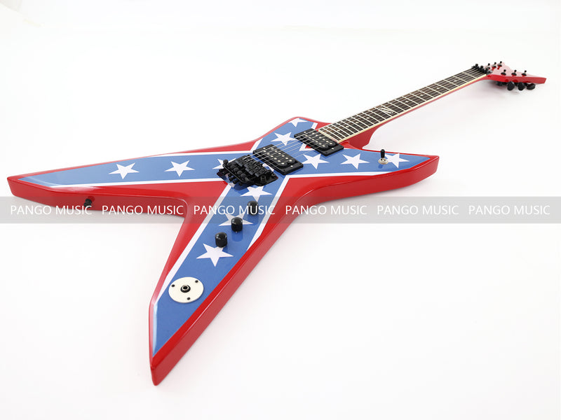 PANGO Music Star and Stripes Electric Guitar (PYX-414)
