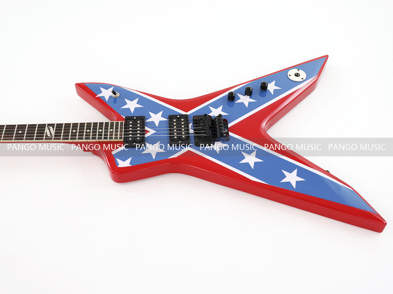 PANGO Music Star and Stripes Electric Guitar (PYX-414)