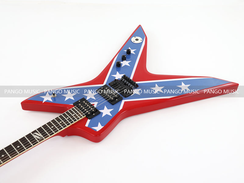 PANGO Music Star and Stripes Electric Guitar (PYX-414)