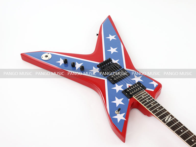PANGO Music Star and Stripes Electric Guitar (PYX-414)
