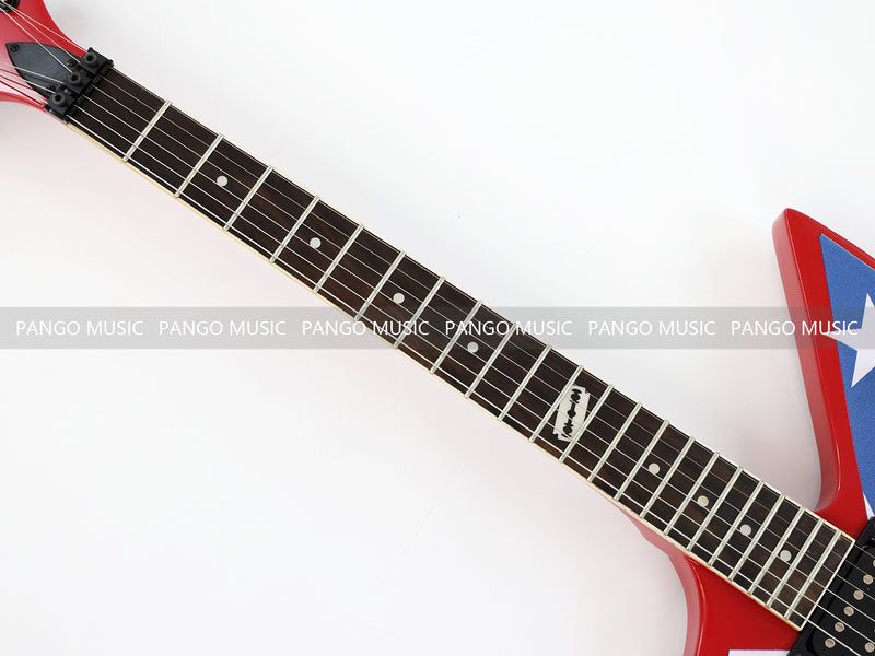 PANGO Music Star and Stripes Electric Guitar (PYX-414)