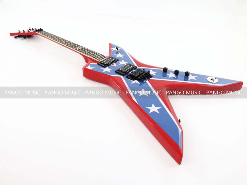 PANGO Music Star and Stripes Electric Guitar (PYX-414)