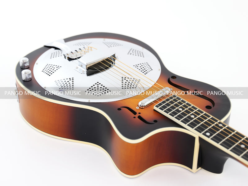 PANGO Music Sunburst Color Resonator Acoustic Guitar (HD-34CE)