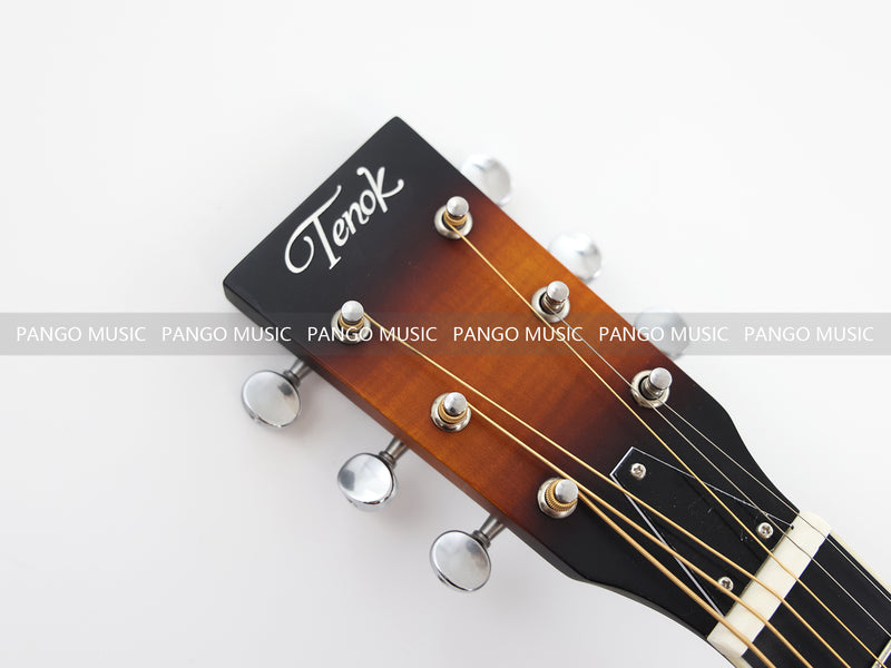 PANGO Music Sunburst Color Resonator Acoustic Guitar (HD-34CE)