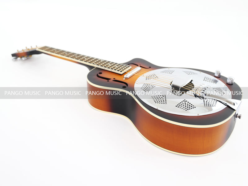 PANGO Music Sunburst Color Resonator Acoustic Guitar (HD-34CE)