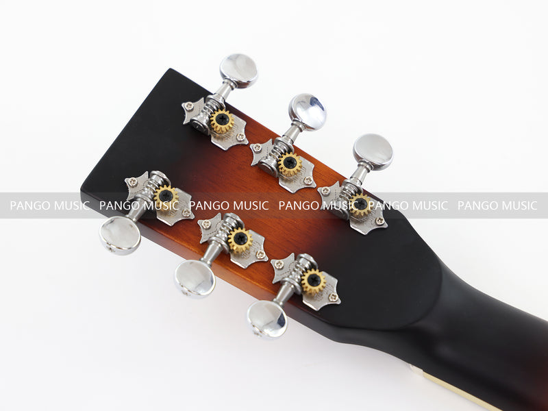 PANGO Music Sunburst Color Resonator Acoustic Guitar (HD-34CE)