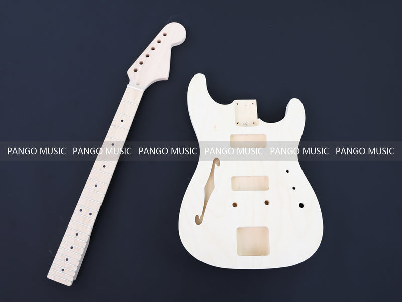 TL Style Semi Hollow Body DIY Electric Guitar Kit (PTL-628X)