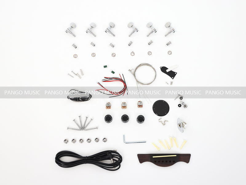 PANGO MUSIC 6 Strings DIY Electric Guitar Kit (PTM-155)
