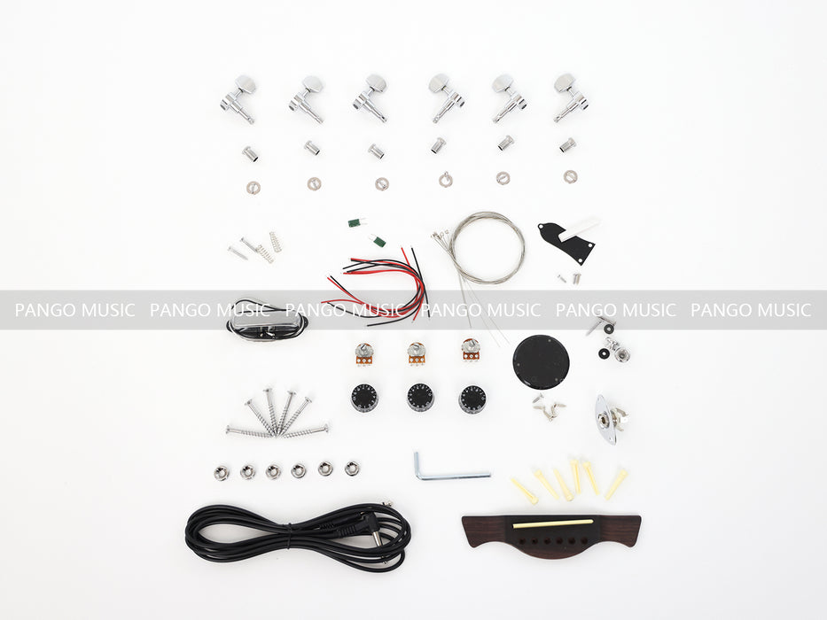 Pre-sale PANGO MUSIC 6 Strings DIY Electric Guitar Kit (PTM-155)