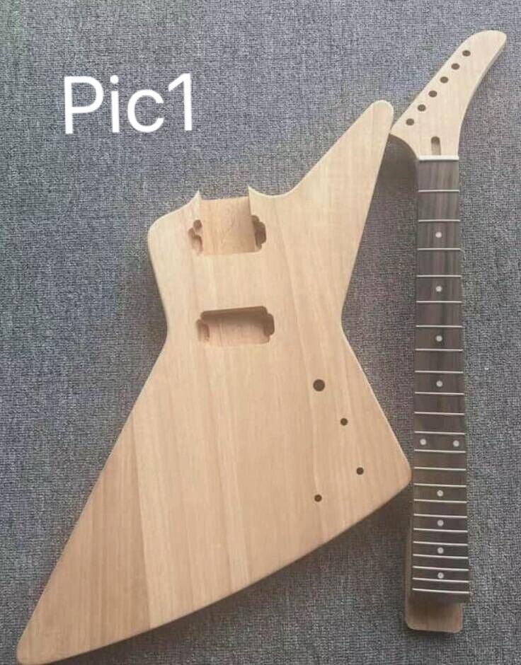 Explorer Style Custom DIY Electric Guitar Kit (2026-01-02)