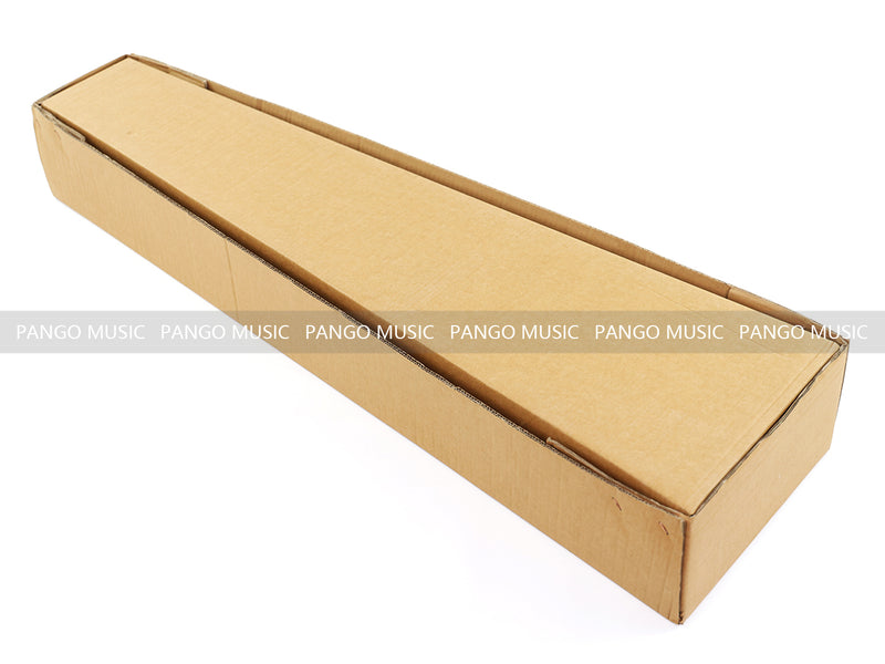 4-String Semi-Hollow Body Electric Bass Guitar Set with Gloss Black Finish (PHY-166)