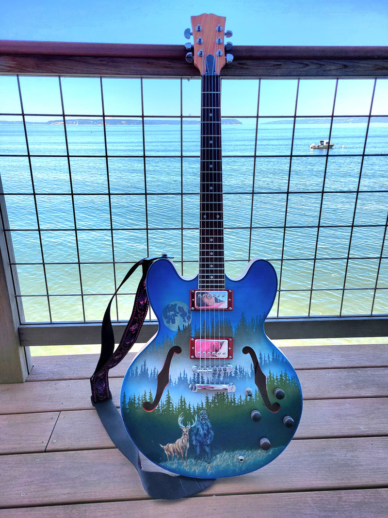 Semi Hollow ES-335 DIY Electric Guitar Kit (PES335-55)