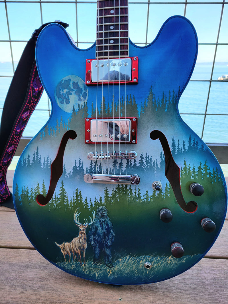 Semi Hollow ES-335 DIY Electric Guitar Kit (PES335-55)