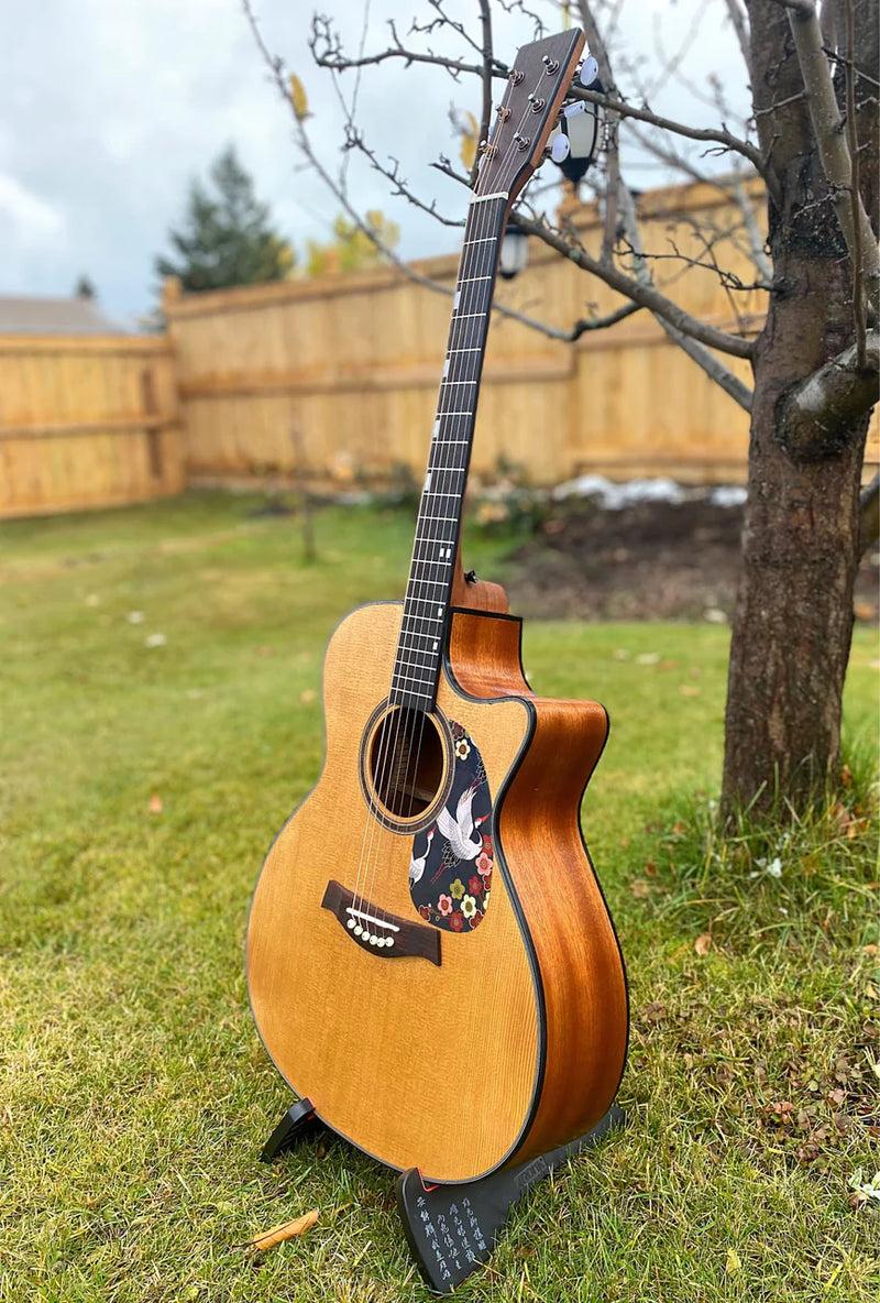 41-inch Solid Spruce Top DIY Acoustic Guitar Kit (PFA-953X, Limited Edition)