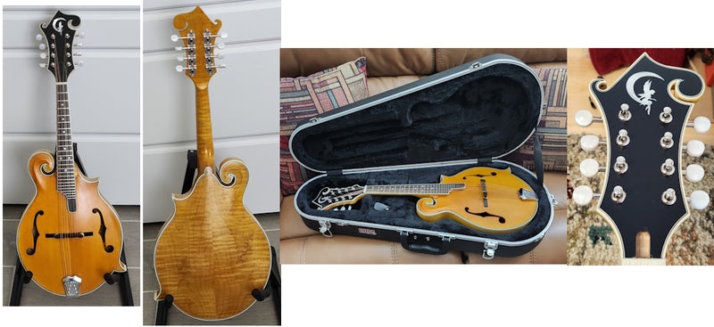 Pre-Sale Left-Handed All-Solid Wood F-Style DIY Mandolin Kit (PMB-918)
