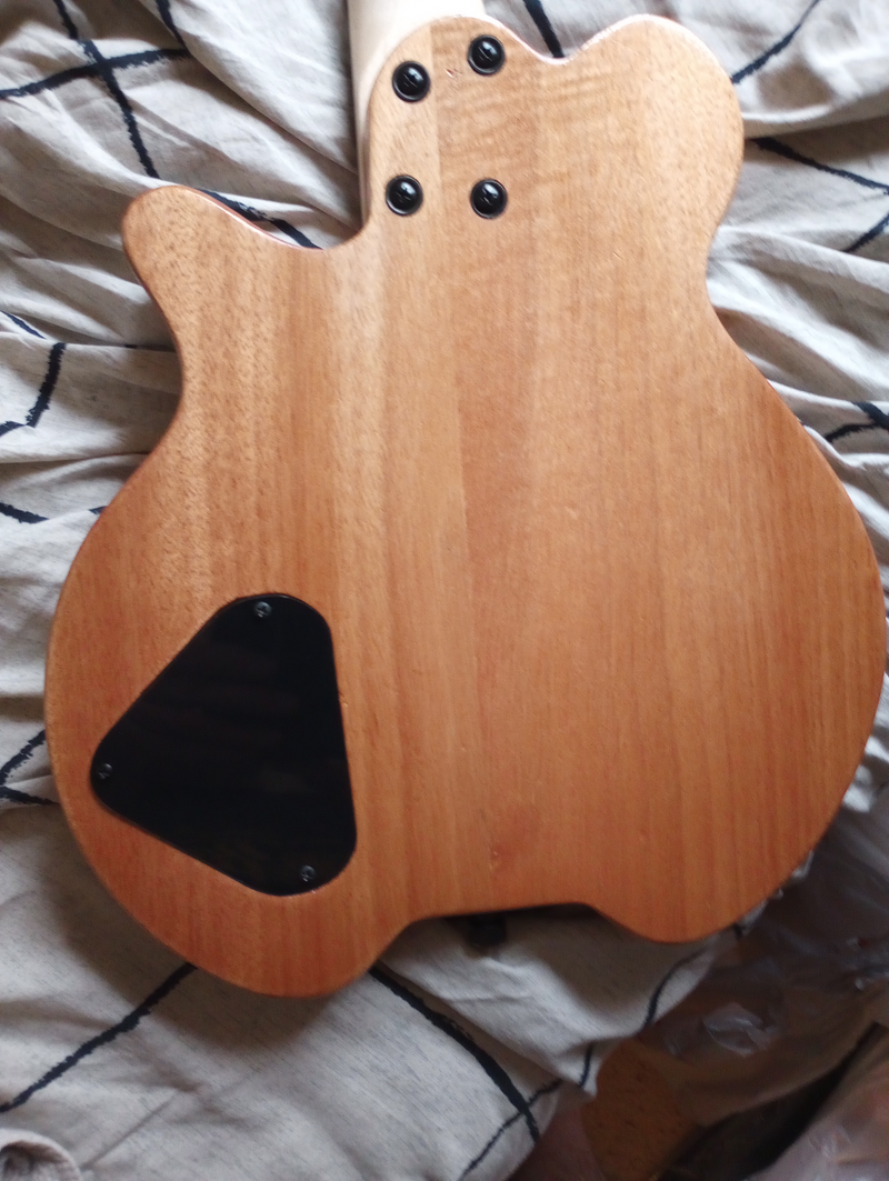 Headless Style Semi Hollow Body DIY Electric Guitar Kit (PTM-152)