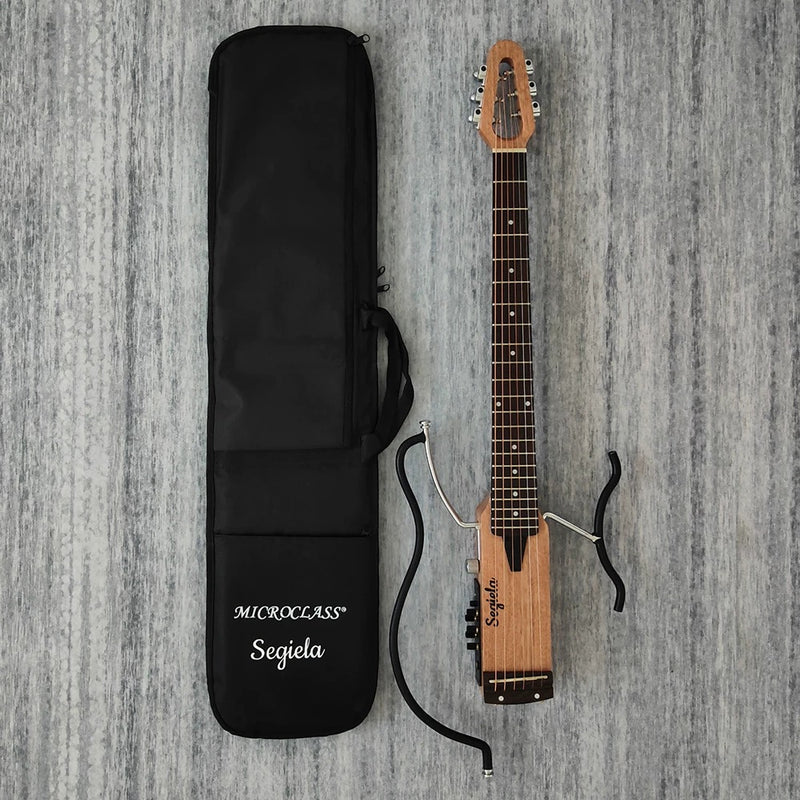 PANGO MUSIC Black Silent Travel Acoustic Guitar (PSG-069)