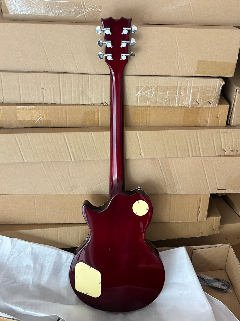PANGO MUSIC XG Series XLP Custom Electric Guitar with Flamed Maple Top (XLP-106)