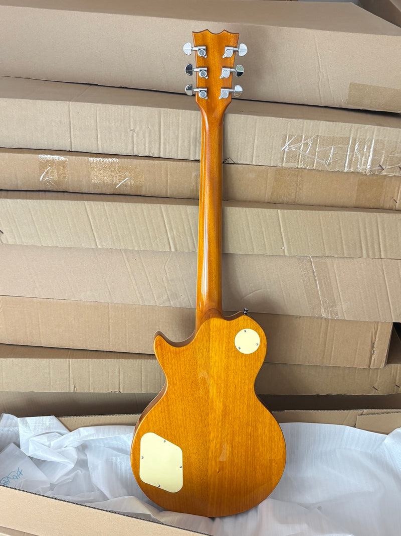 PANGO MUSIC XG Series XLP Custom Electric Guitar with Spalted Maple Top (XLP-105)