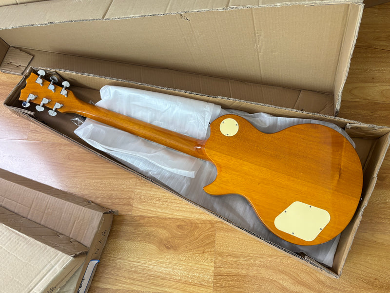 PANGO MUSIC XG Series XLP Custom Electric Guitar with SpectraPly Wood Veneer Top (XLP-116)