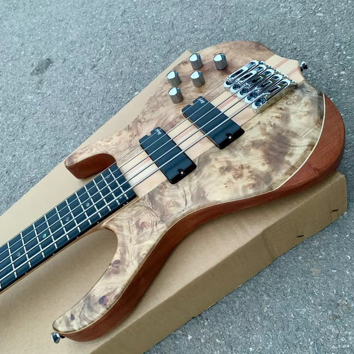 5 Strings Neck Through Electric Bass Guitar (YMZ-193S)