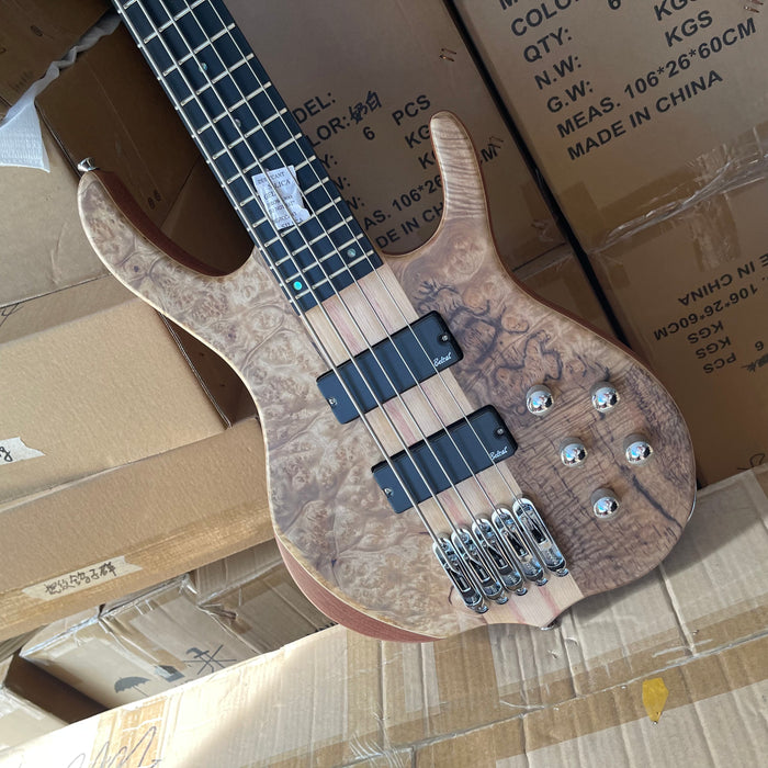5 Strings Neck Through Electric Bass Guitar (YMZ-193)