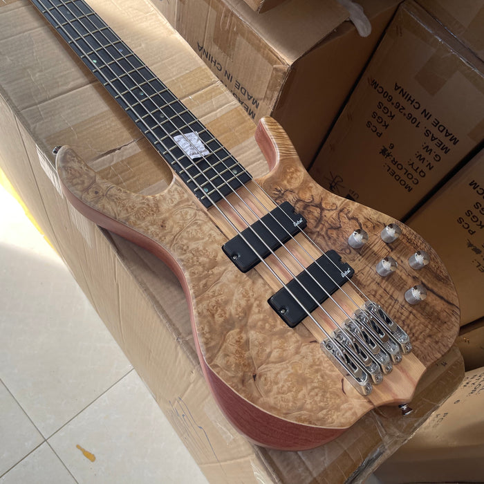 5 Strings Neck Through Electric Bass Guitar (YMZ-193)