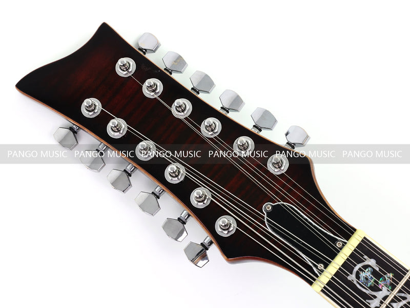 PANGO Music 12-String Semi-Hollow Body Electric Guitar (YMZ-230X)