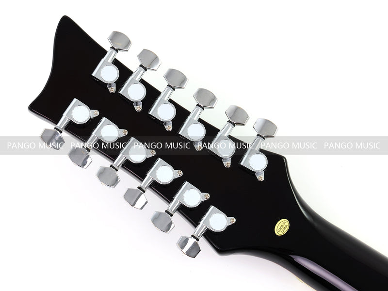 PANGO Music 12-String Semi-Hollow Body Electric Guitar (YMZ-230X)