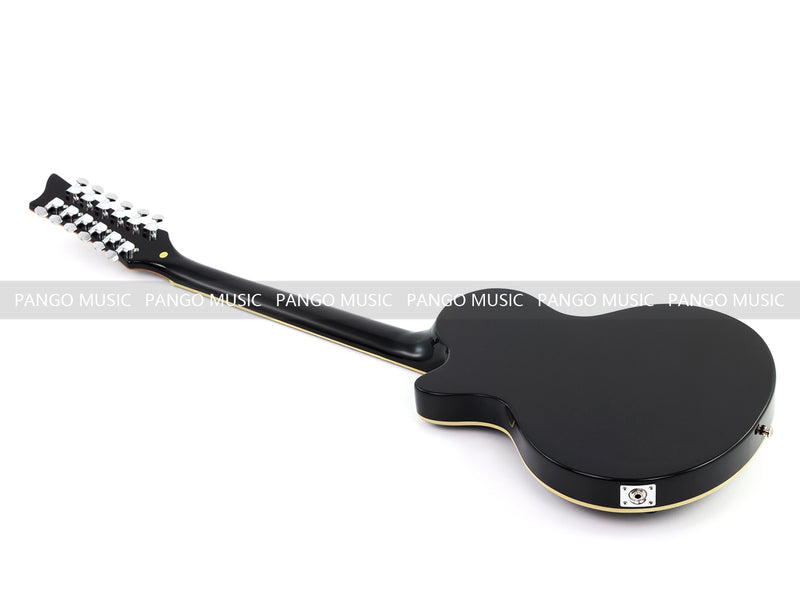 PANGO Music 12-String Semi-Hollow Body Electric Guitar (YMZ-230X)