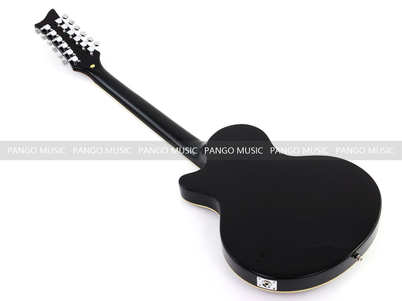 PANGO Music 12-String Semi-Hollow Body Electric Guitar (YMZ-230X)
