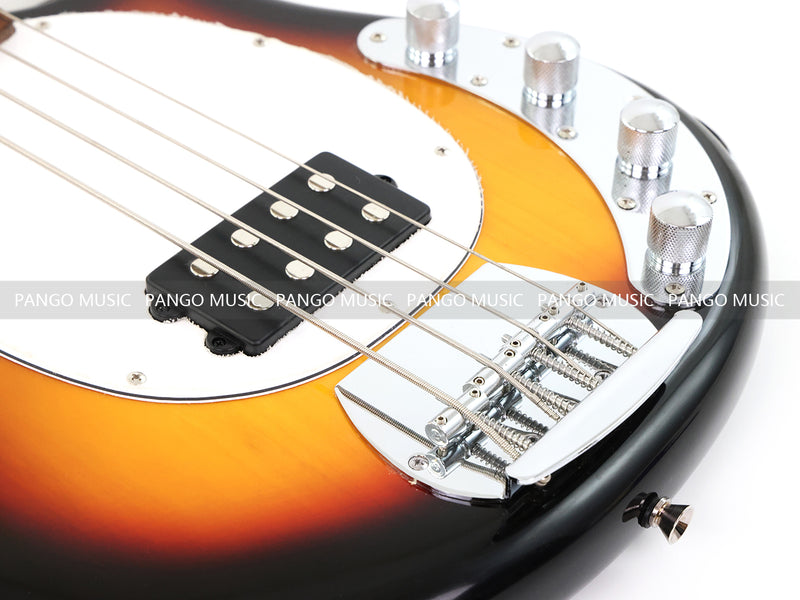 PANGO Music 4 String Gloss Vintage Sunburst Electric Bass Guitar (YMZ-206X)