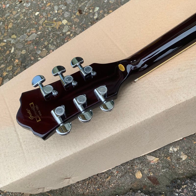 LP Standard Style Electric Guitar with Modern Headstock & Gloss Finish (YMZ-024)