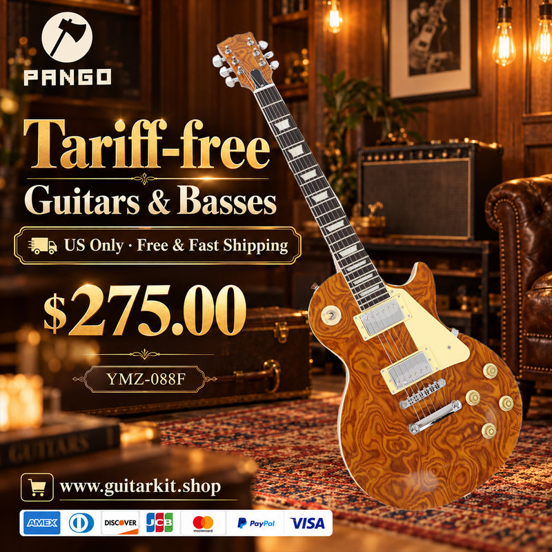 PANGO Music LP Standard Style Electric Guitar (YMZ-088F, Fast Shipping, Tariff-free)