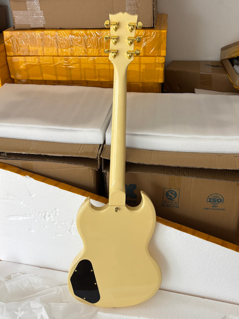 PANGO Music SG Style Classic Cream Electric Guitar (PHY-528)