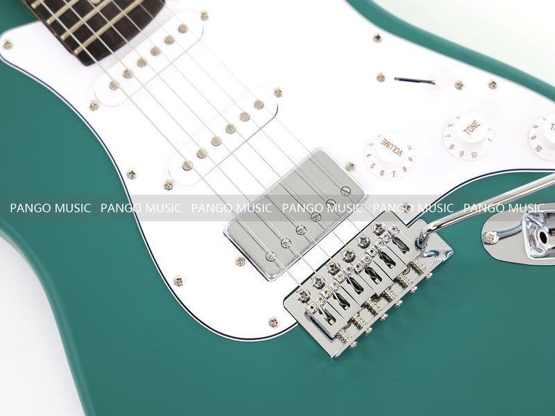 6-String ST-Style Electric Guitar with Matte Teal Finish (PHY-167F, Fast Shipping, Tariff-free)