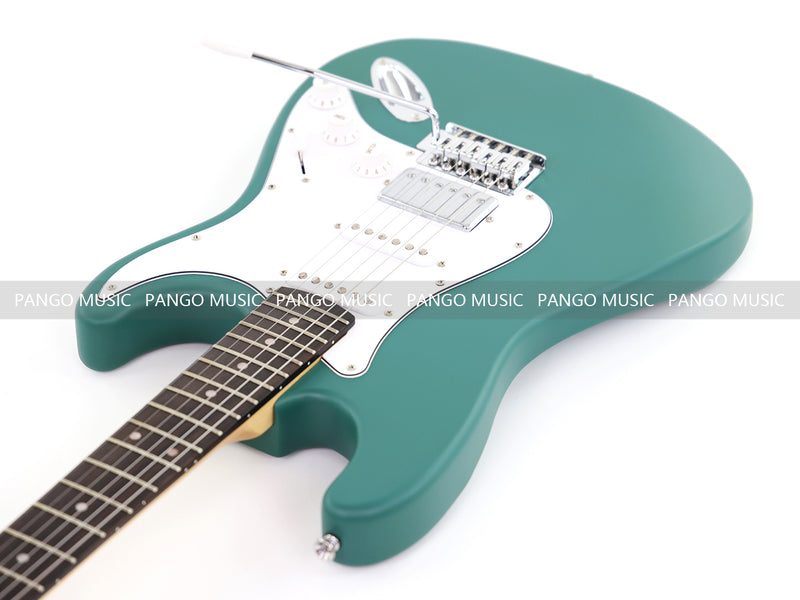 6-String ST-Style Electric Guitar with Matte Teal Finish (PHY-167F, Fast Shipping, Tariff-free)