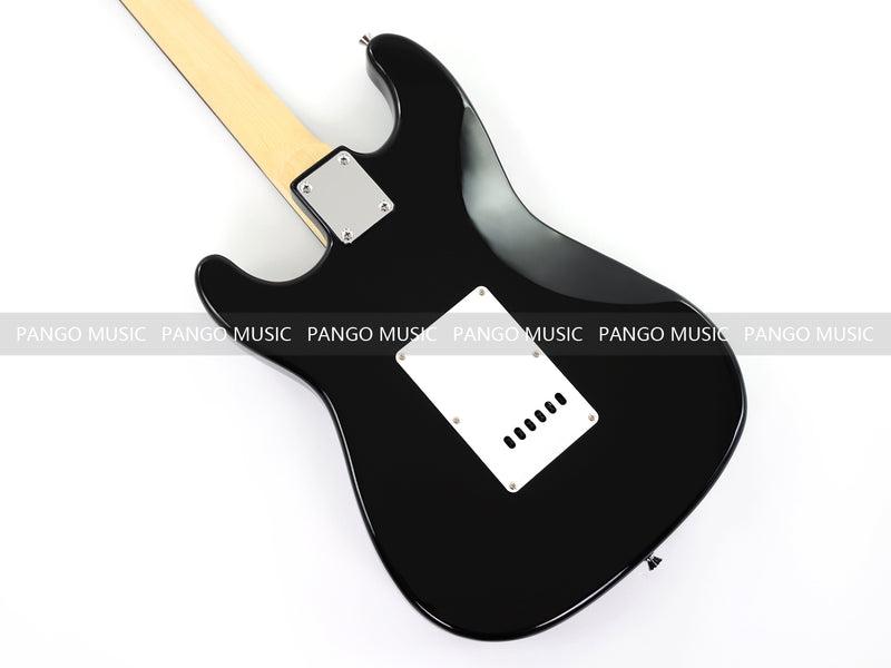 6-String ST-Style Electric Guitar with Gloss Black Finish (PHY-168F, Fast Shipping, Tariff-free)