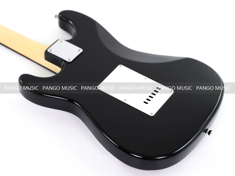 6-String ST-Style Electric Guitar with Gloss Black Finish (PHY-168F, Fast Shipping, Tariff-free)