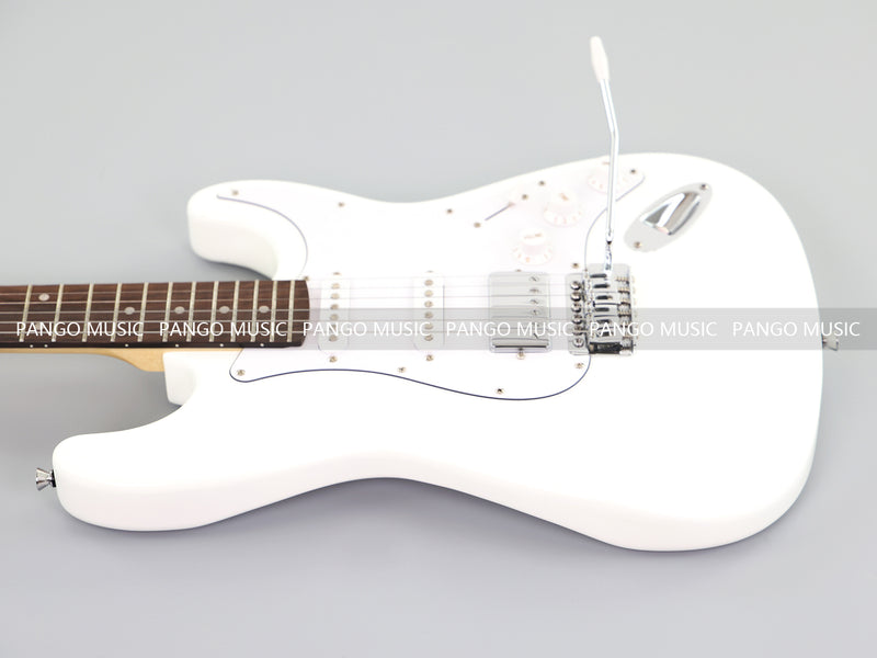 6-String ST-Style Electric Guitar with Gloss White Finish (PHY-169F, Fast Shipping, Tariff-free)