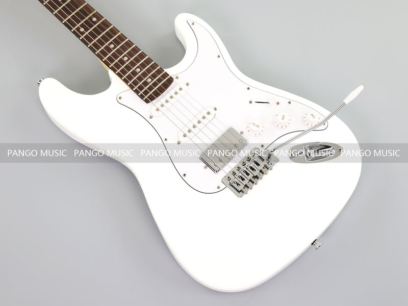 6-String ST-Style Electric Guitar with Gloss White Finish (PHY-169F, Fast Shipping, Tariff-free)
