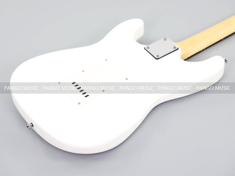 6-String ST-Style Electric Guitar with Gloss White Finish (PHY-169F, Fast Shipping, Tariff-free)