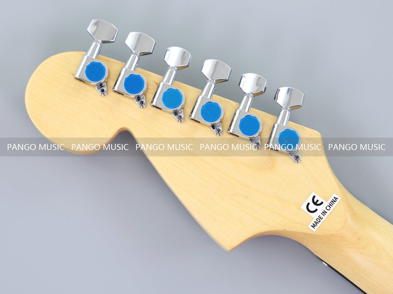 6-String ST-Style Electric Guitar with Gloss White Finish (PHY-169F, Fast Shipping, Tariff-free)