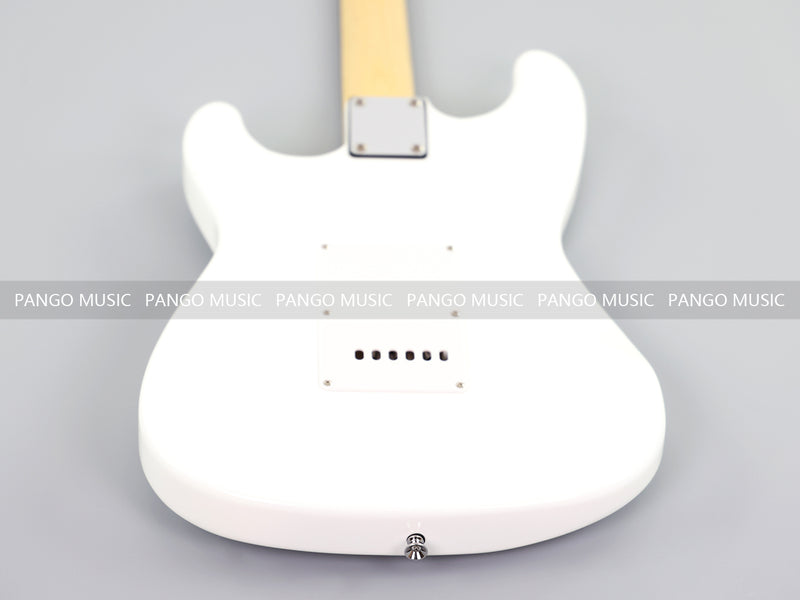 6-String ST-Style Electric Guitar with Gloss White Finish (PHY-169F, Fast Shipping, Tariff-free)