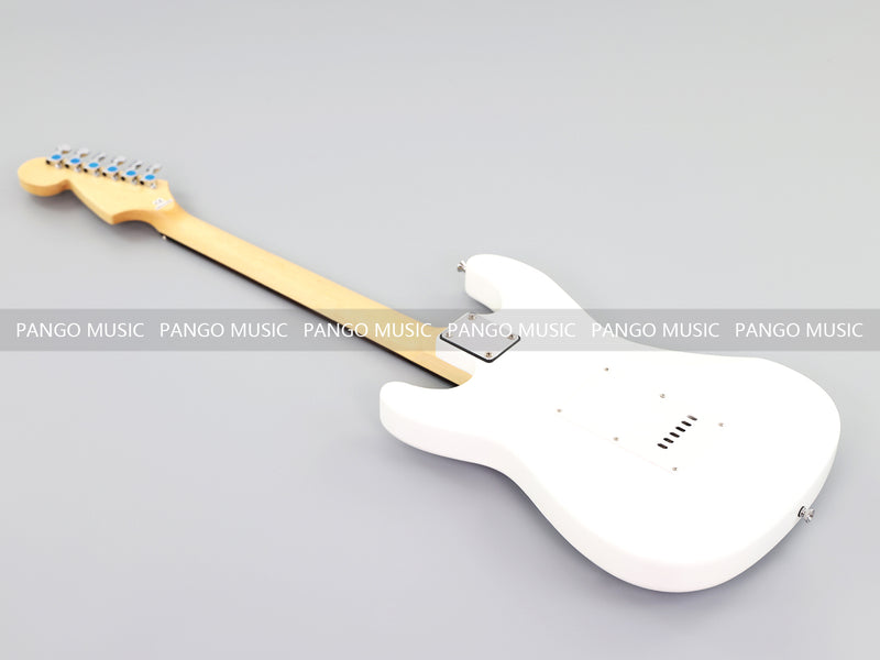 6-String ST-Style Electric Guitar with Gloss White Finish (PHY-169F, Fast Shipping, Tariff-free)