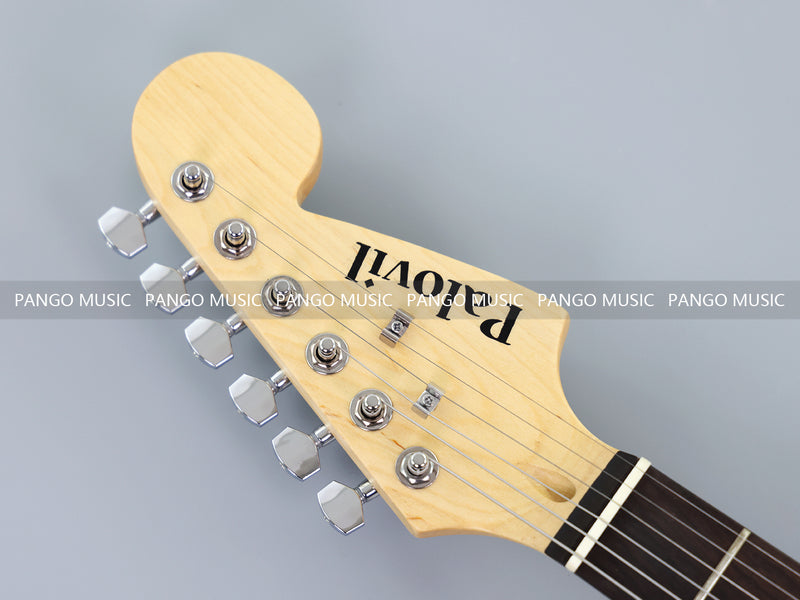 6-String ST-Style Electric Guitar with Gloss White Finish (PHY-169F, Fast Shipping, Tariff-free)