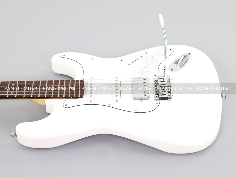 6-String ST-Style Electric Guitar with Gloss White Finish (PHY-169F, Fast Shipping, Tariff-free)