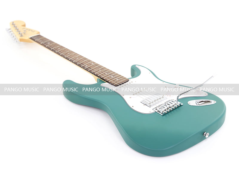 6-String ST-Style Electric Guitar with Matte Teal Finish (PHY-170F, Fast Shipping, Tariff-free)